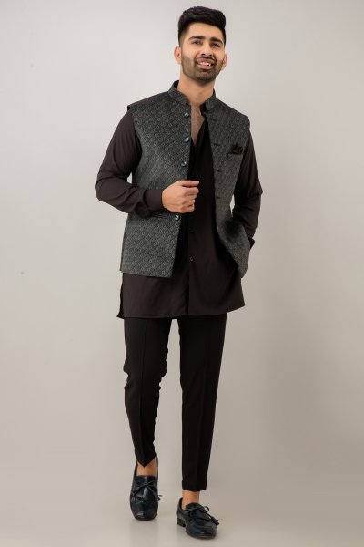 Half Pattern Jacket Formal Half Jackets For Men