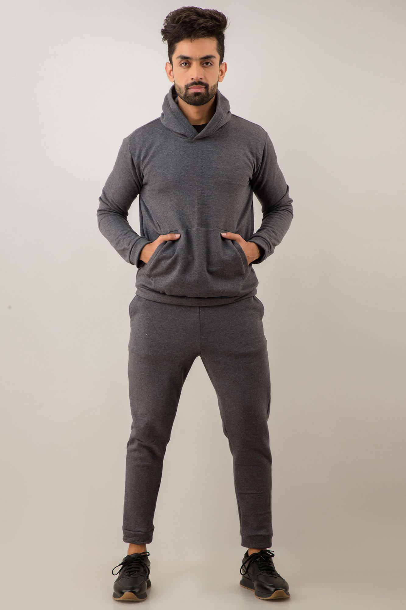 Grey Fleece Hoodie