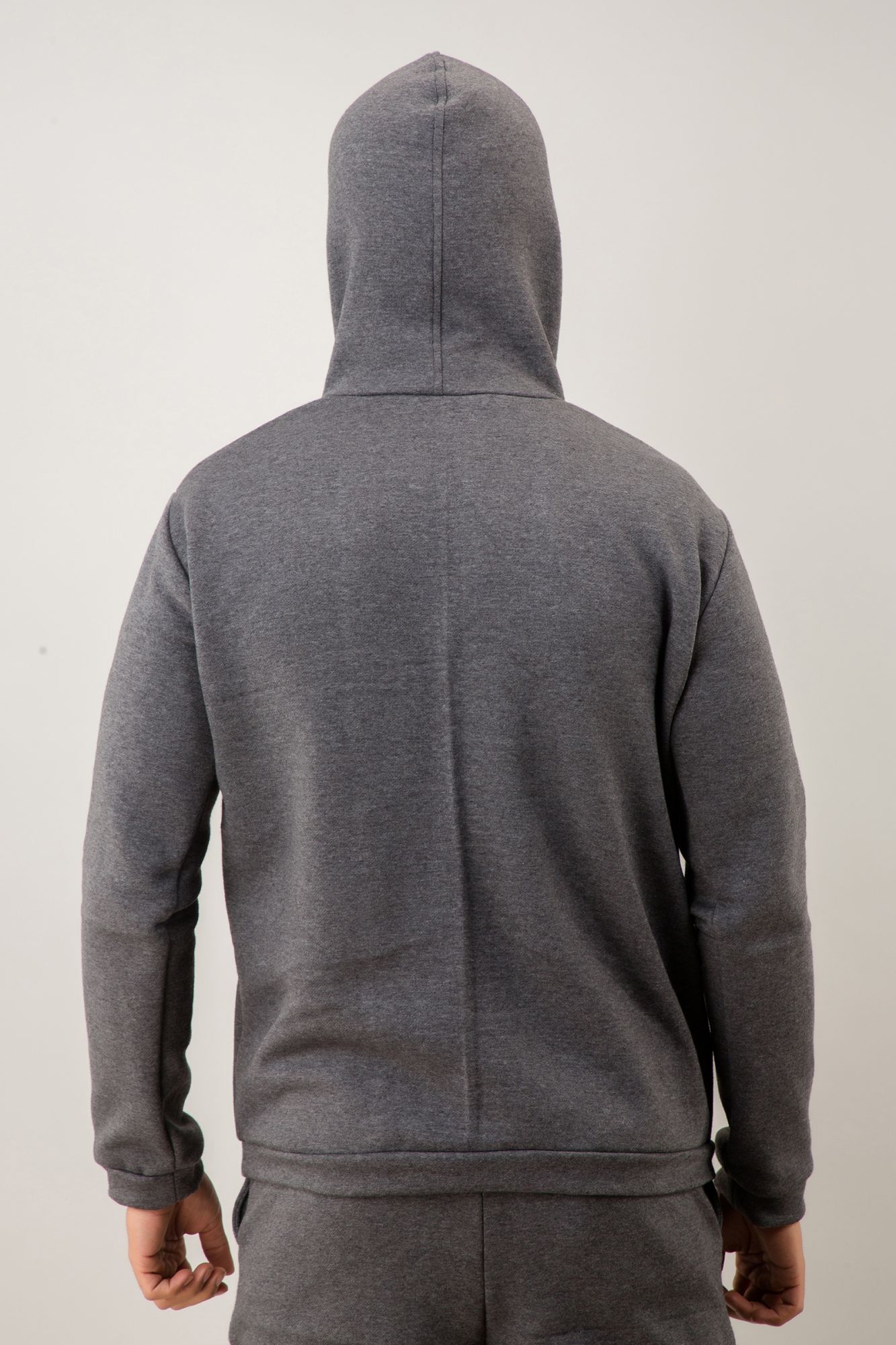 Grey Fleece Hoodie