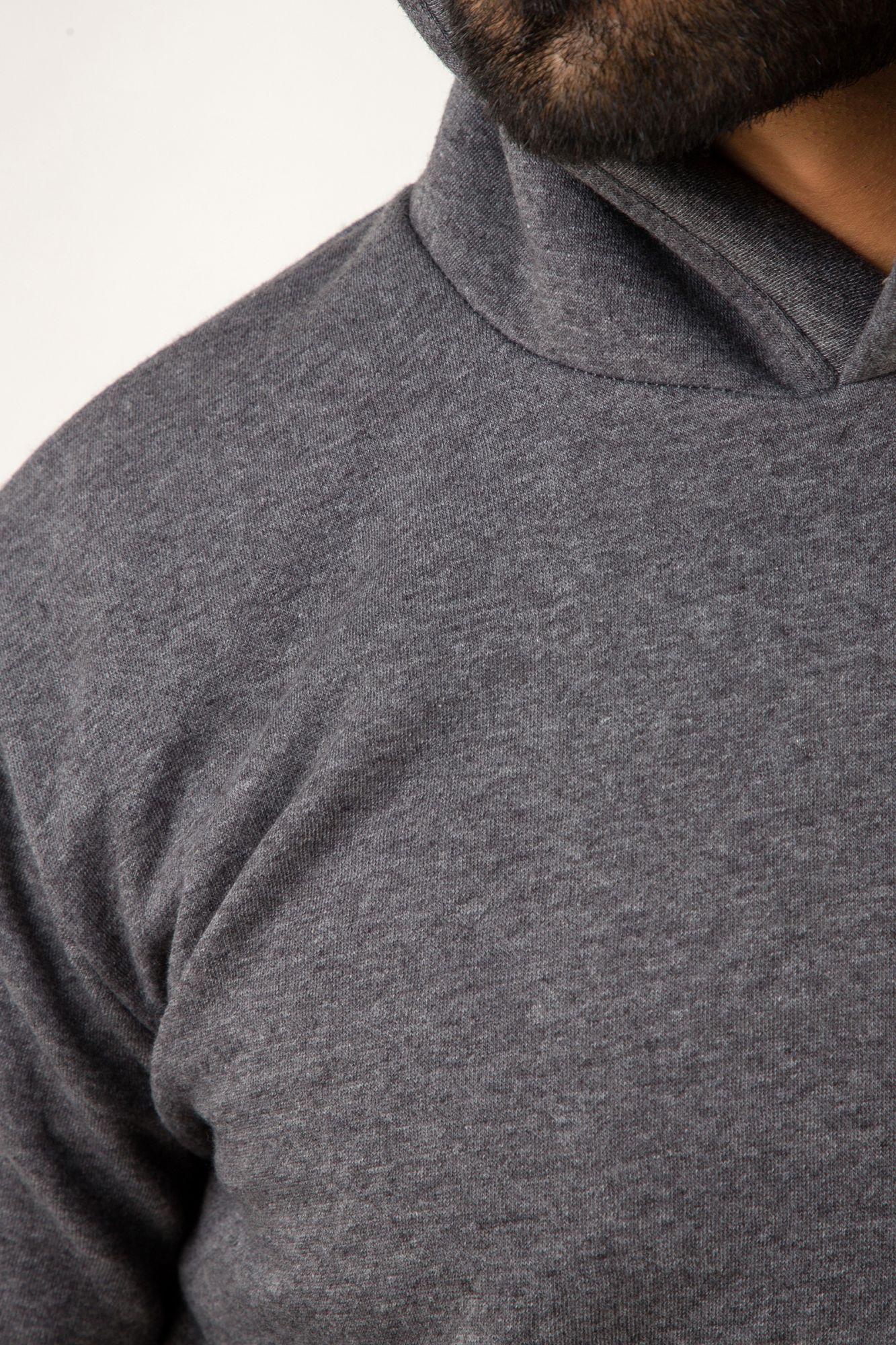 Grey Fleece Hoodie