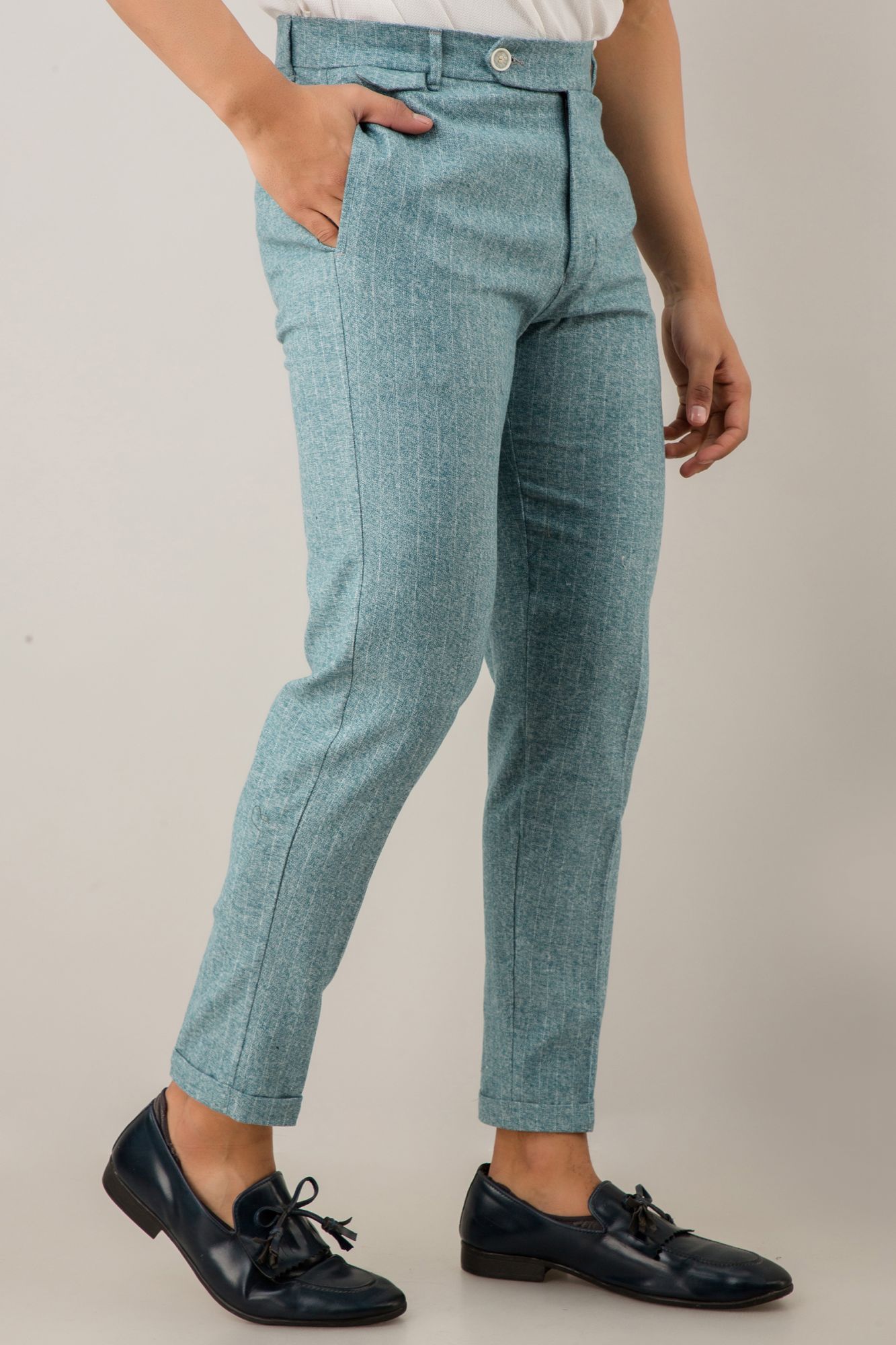 Striped Tailored Fit Pants