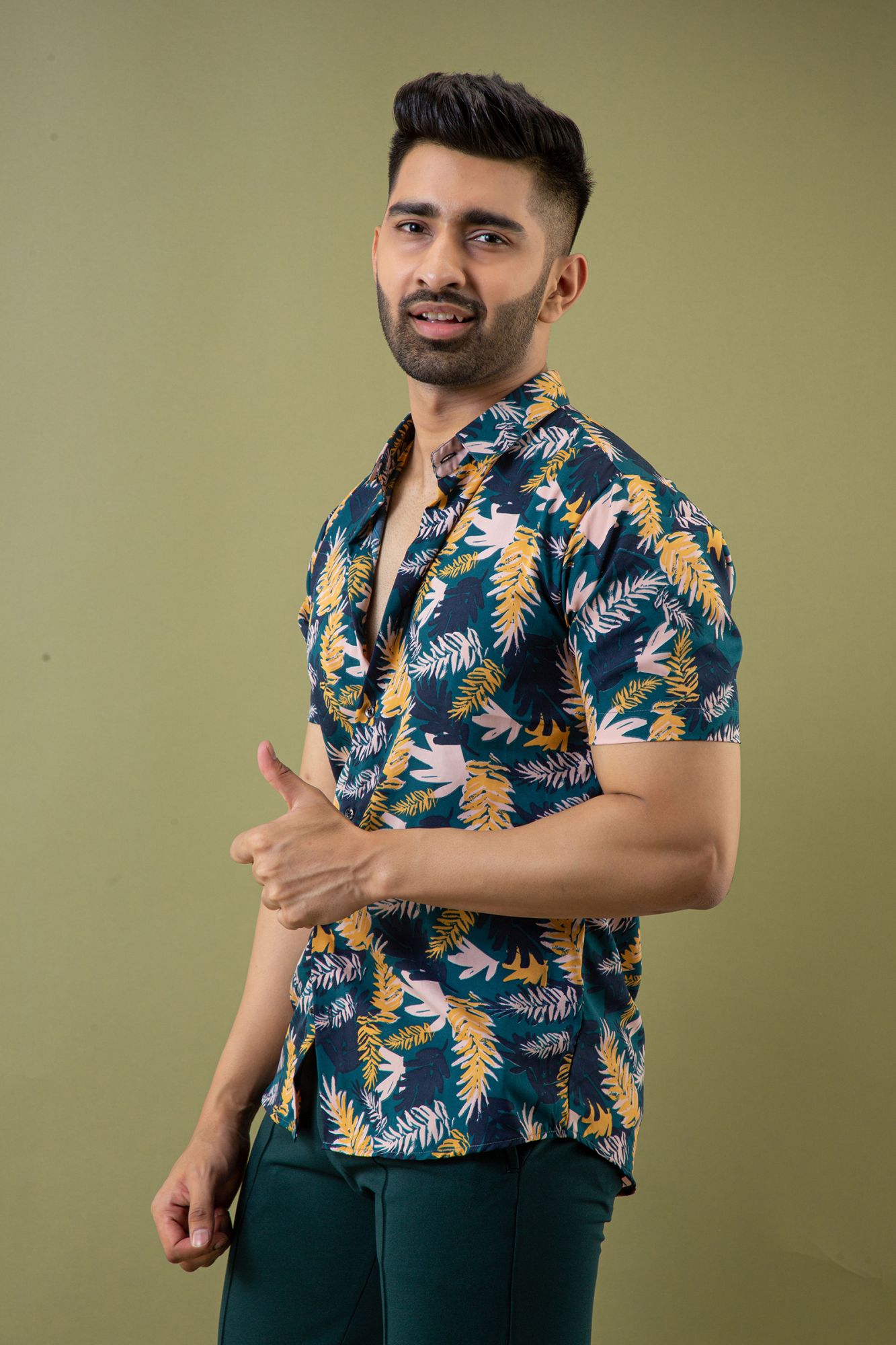 Printed Flowing Shirt