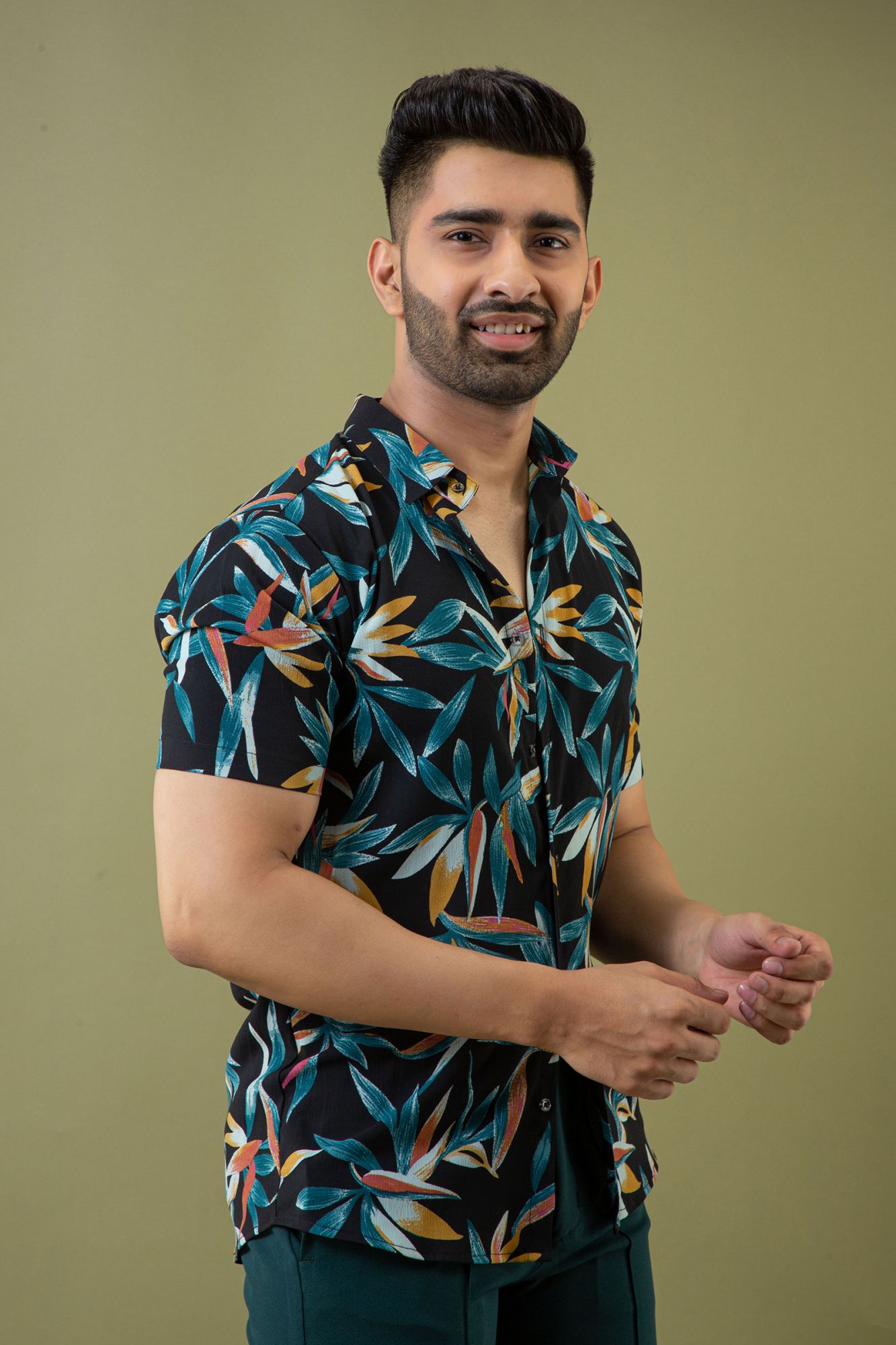 Printed Flowing Shirt