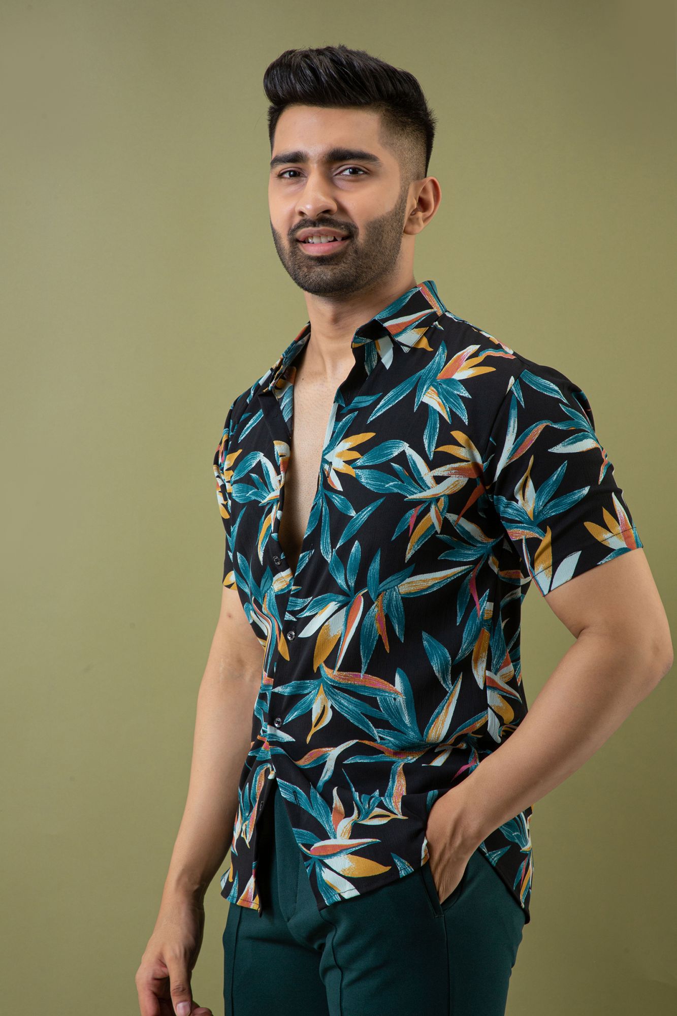 Printed Flowing Shirt