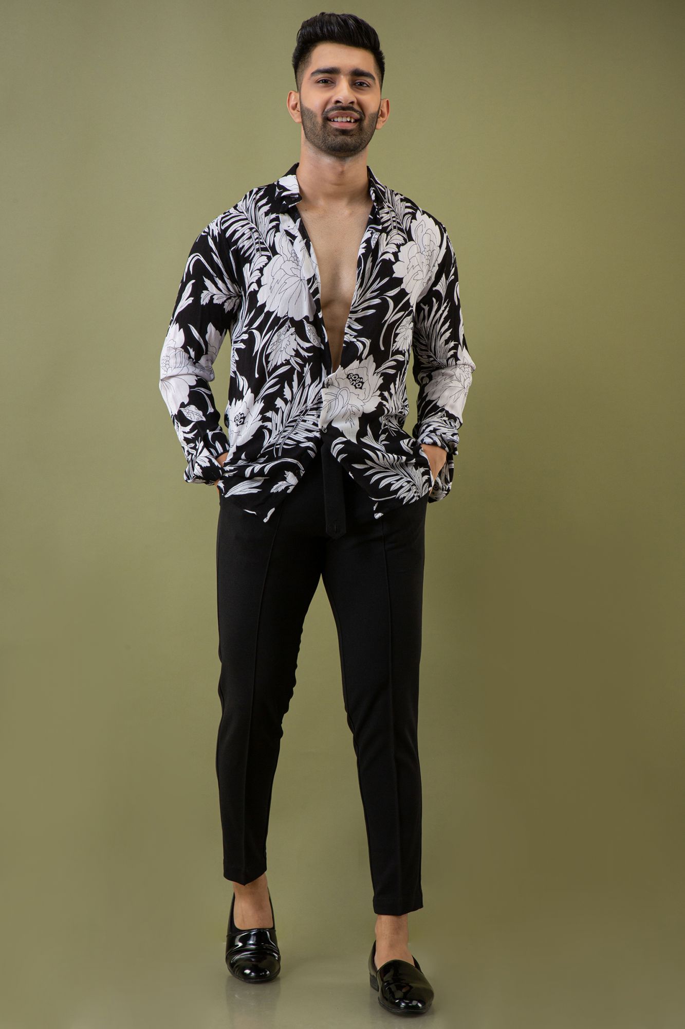 Printed Flowing Shirt