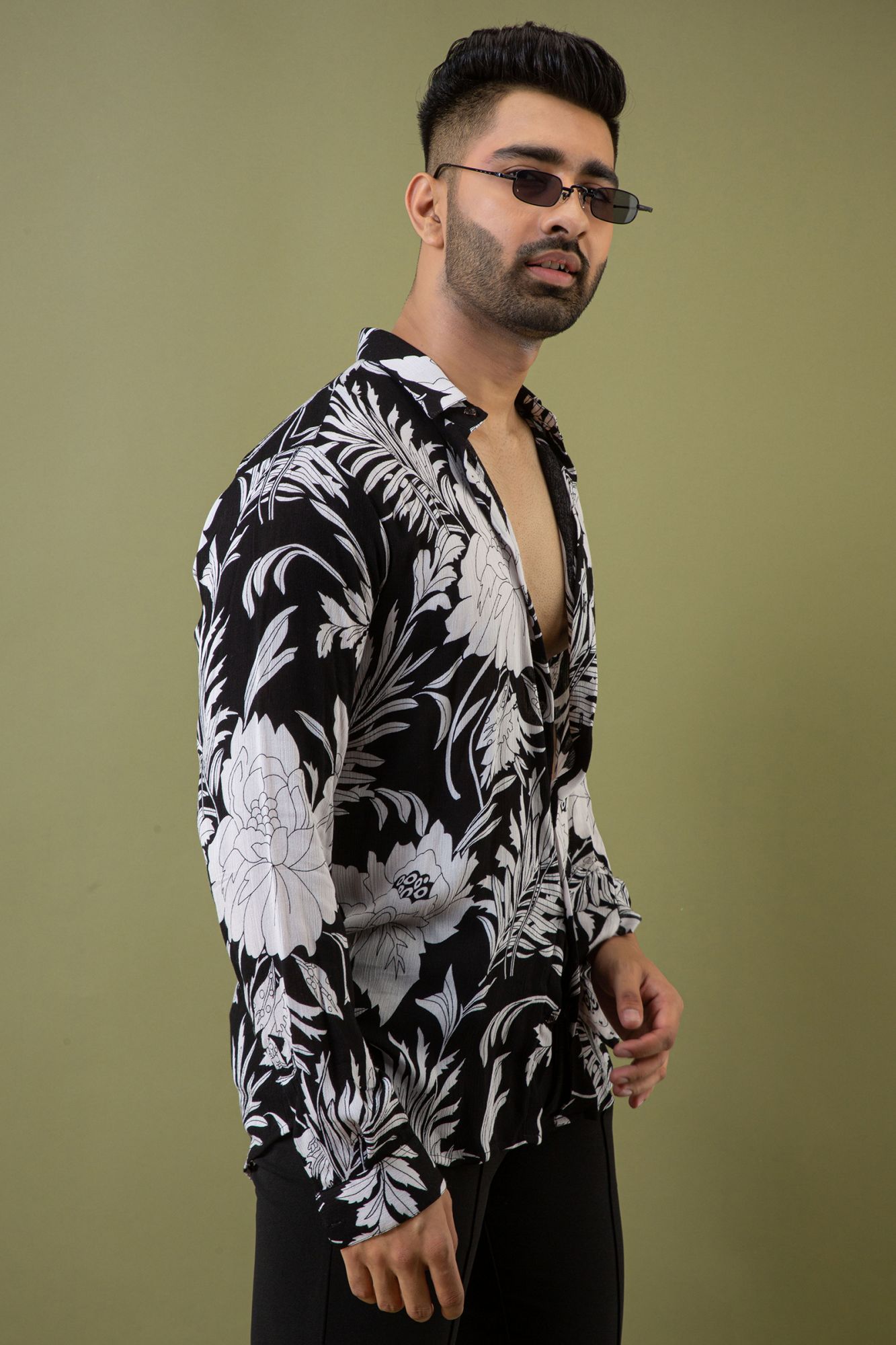 Printed Flowing Shirt