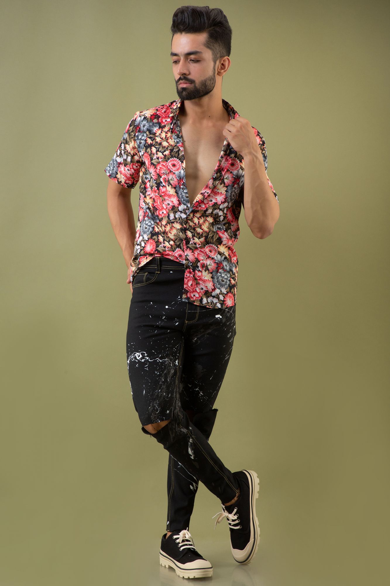 Multicolor Floral Shirt