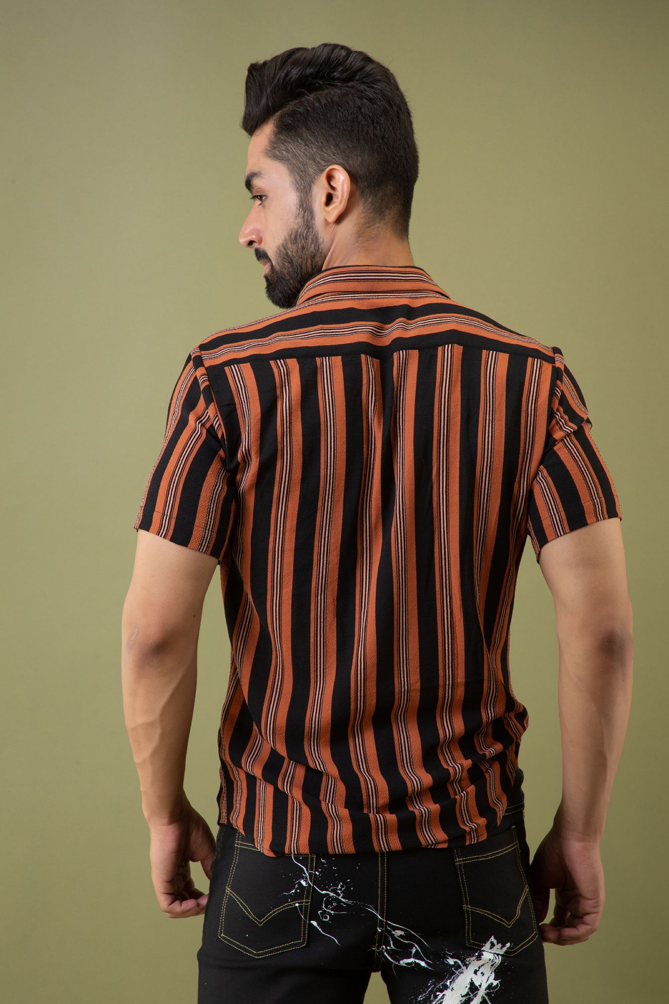 Flowing Striped Shirt