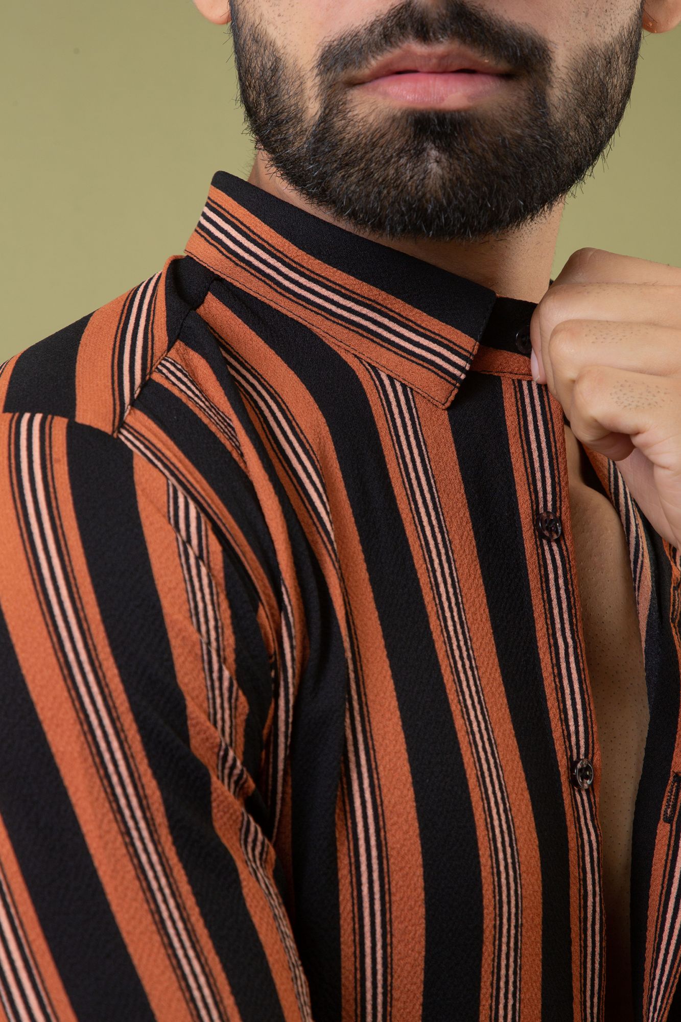 Flowing Striped Shirt