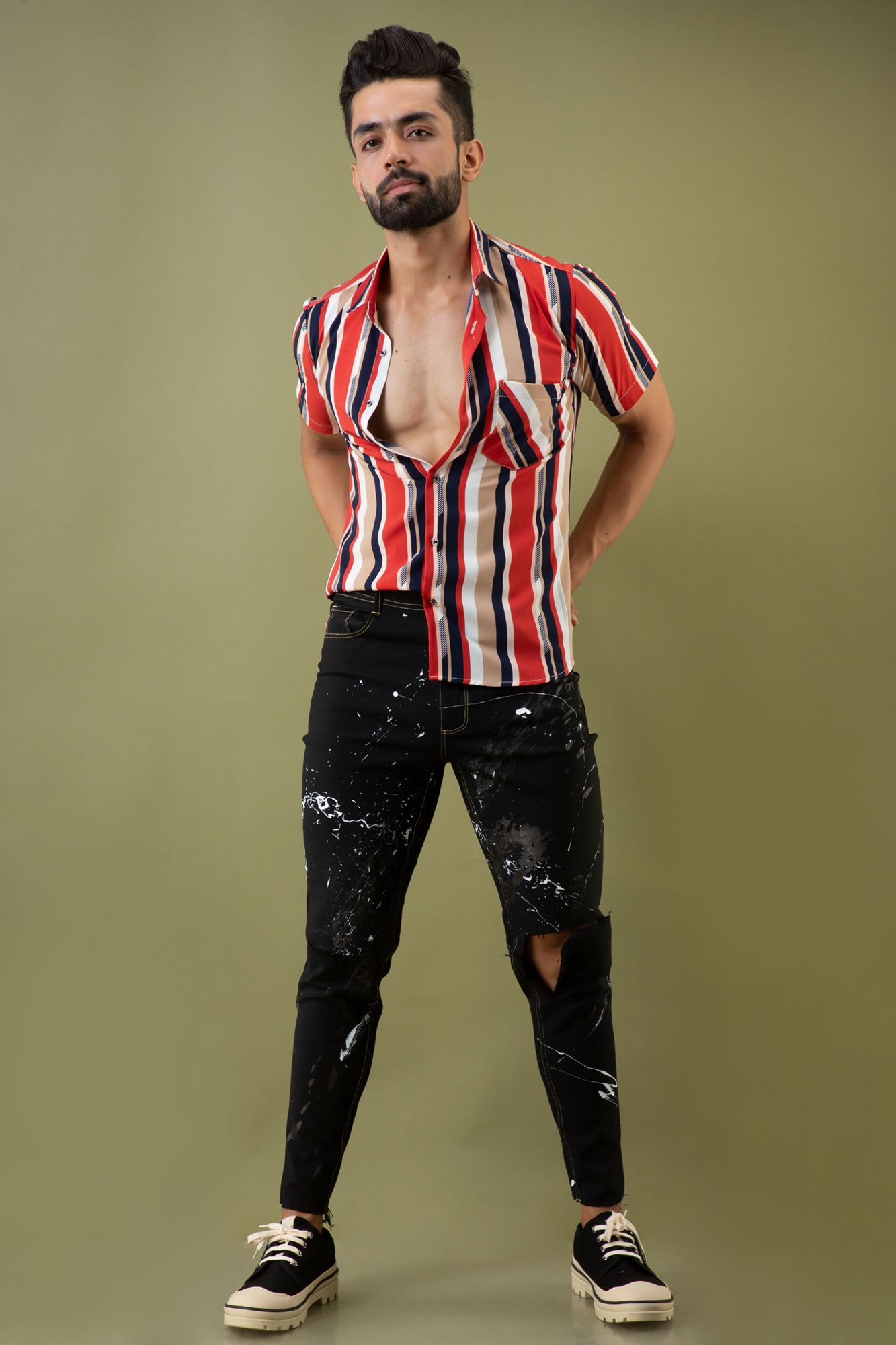 Multicolor Striped Shirt