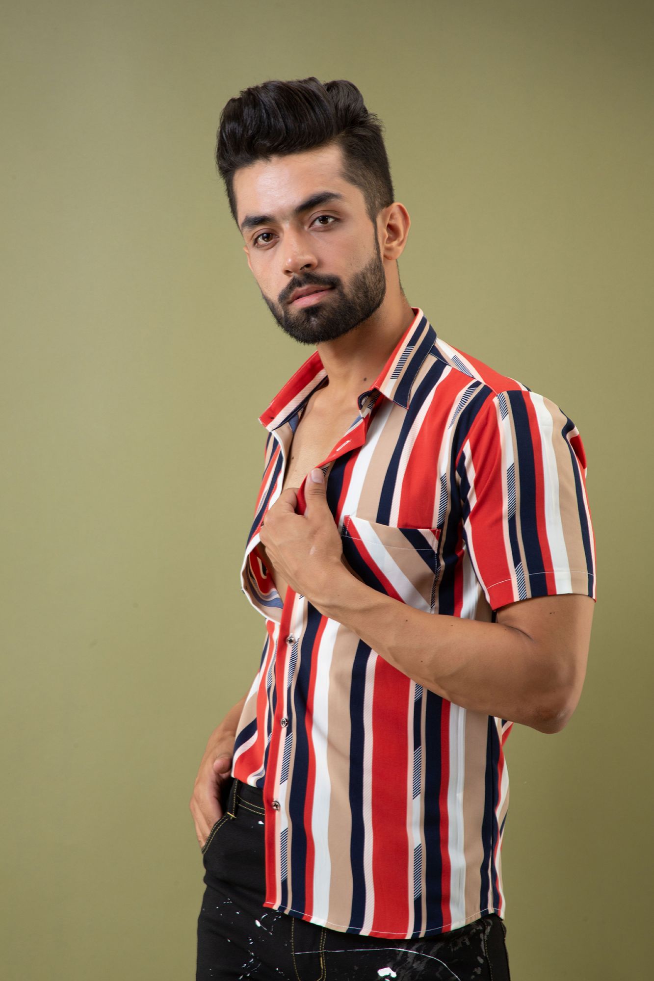 Multicolor Striped Shirt