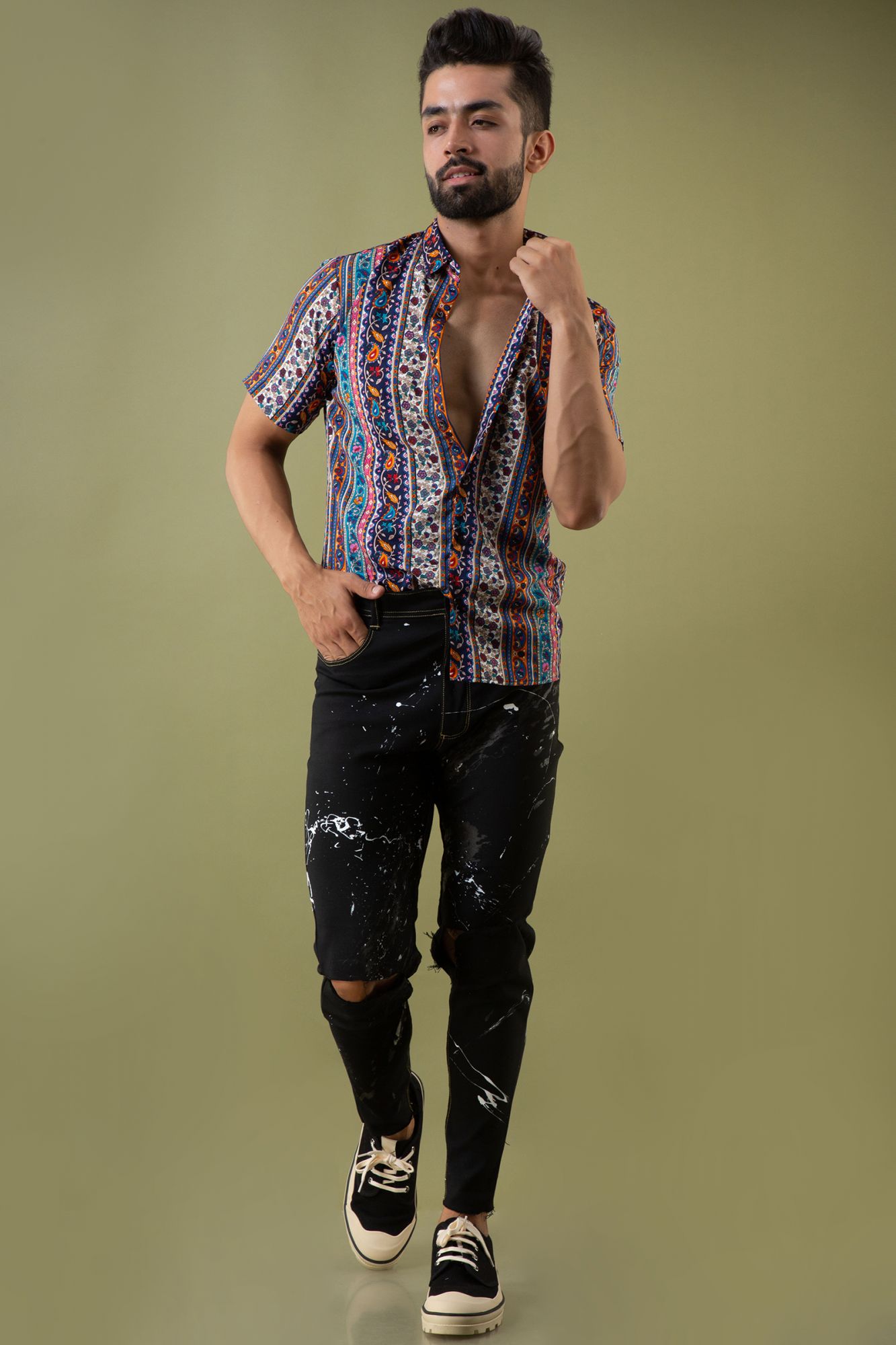 Multicolor Striped Shirt