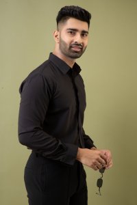 Zed Black Slim Fit Shirt