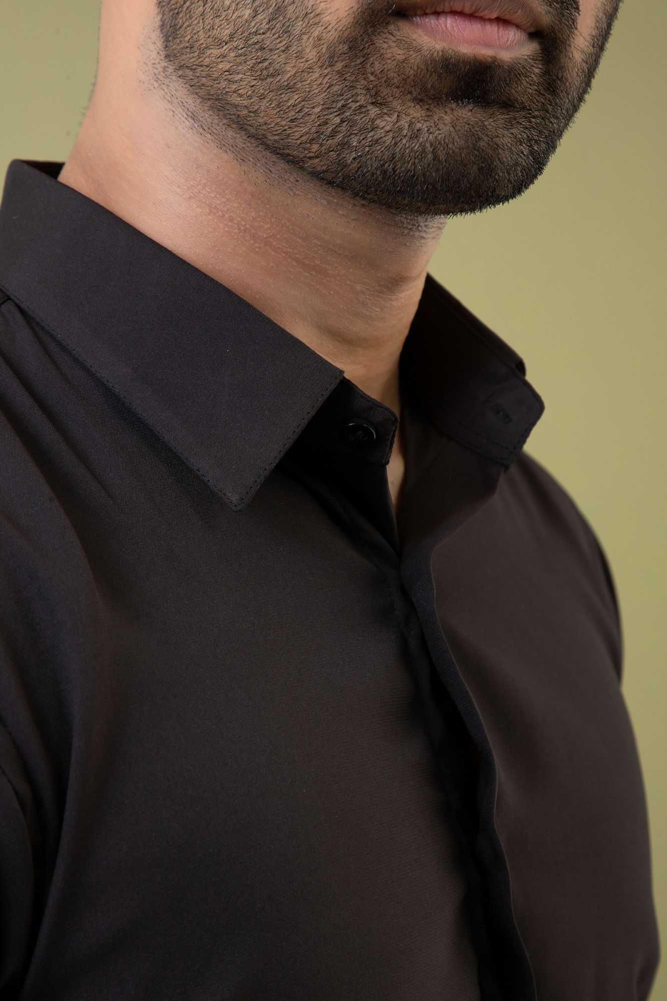 Zed Black Slim Fit Shirt