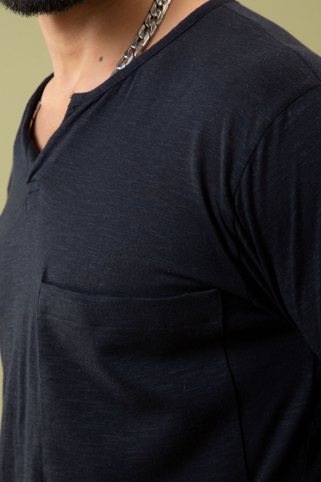 Henley Tshirt in Dark Blue