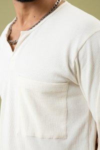 Textured Off-White Tshirt