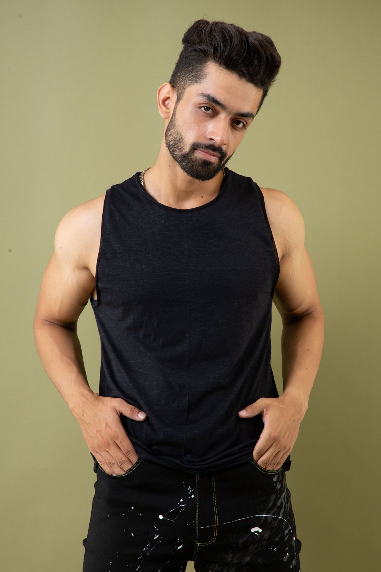 Tank Top In Dark Blue