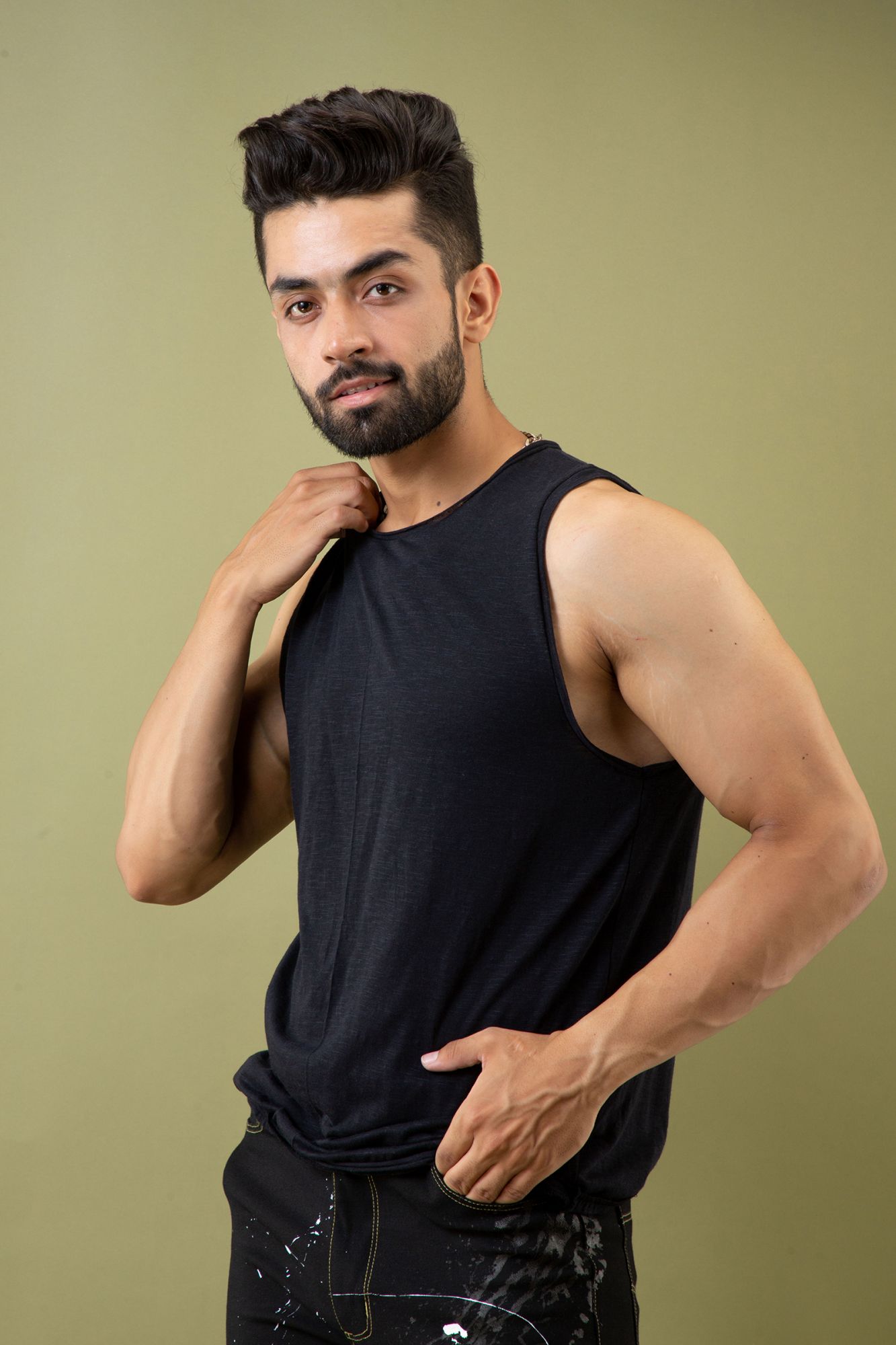 Tank Top In Dark Blue