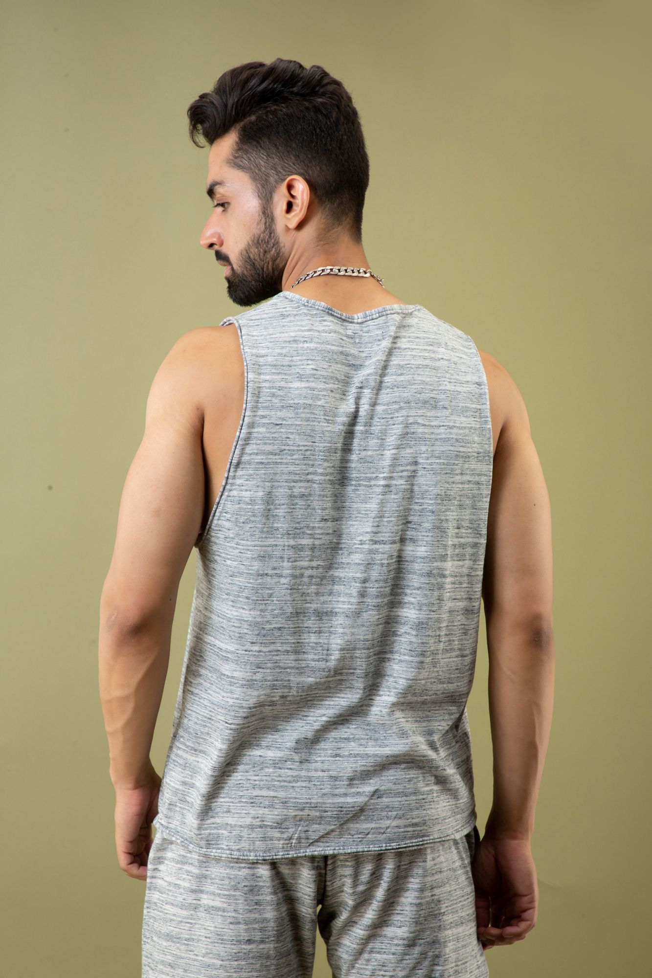 Tank Top In Off Grey