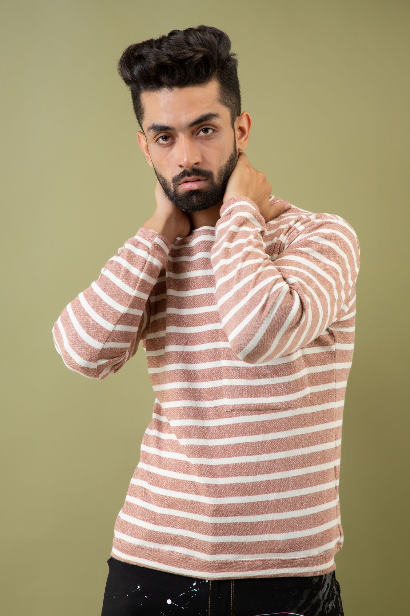 Striped Sweat Shirt