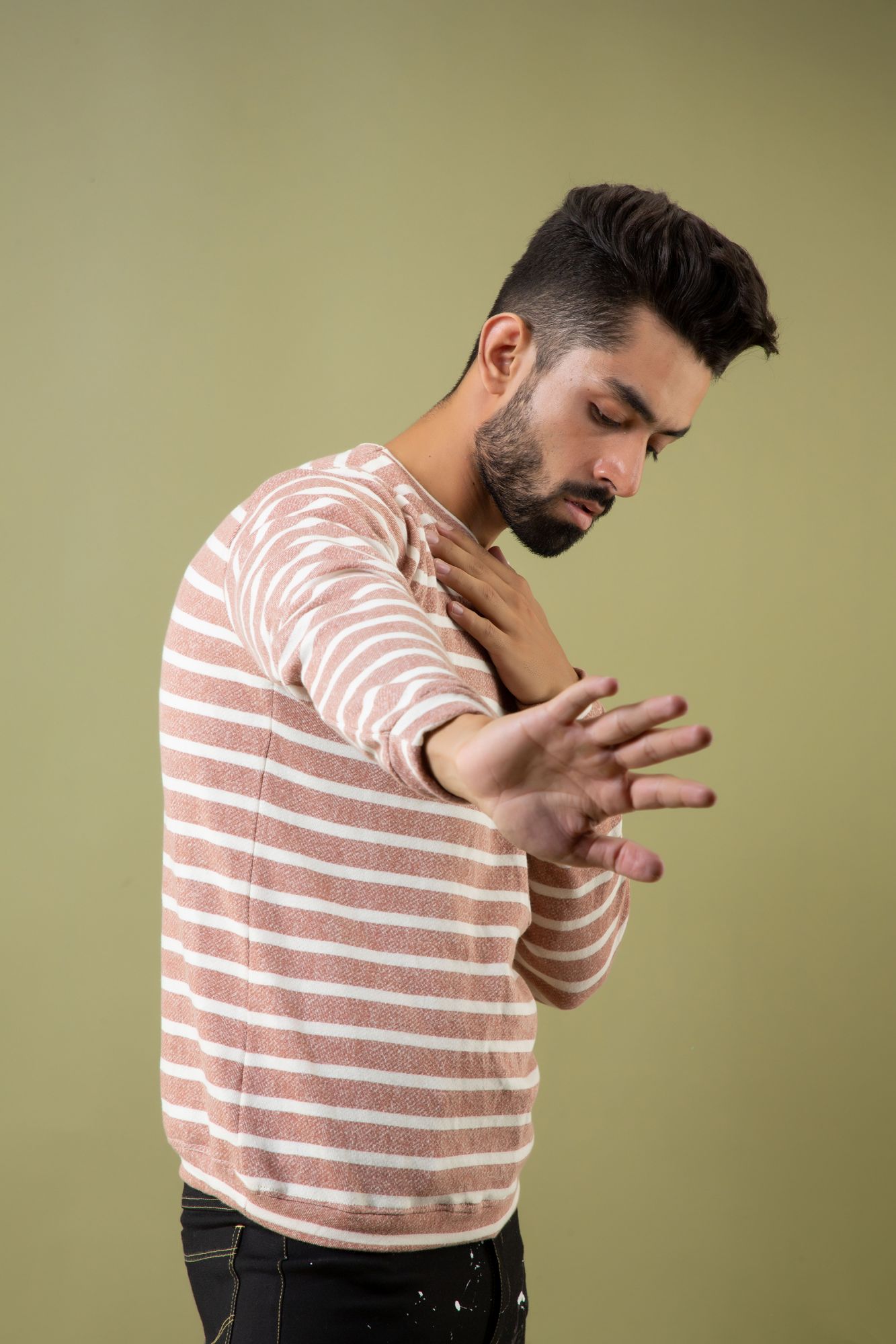 Striped Sweat Shirt