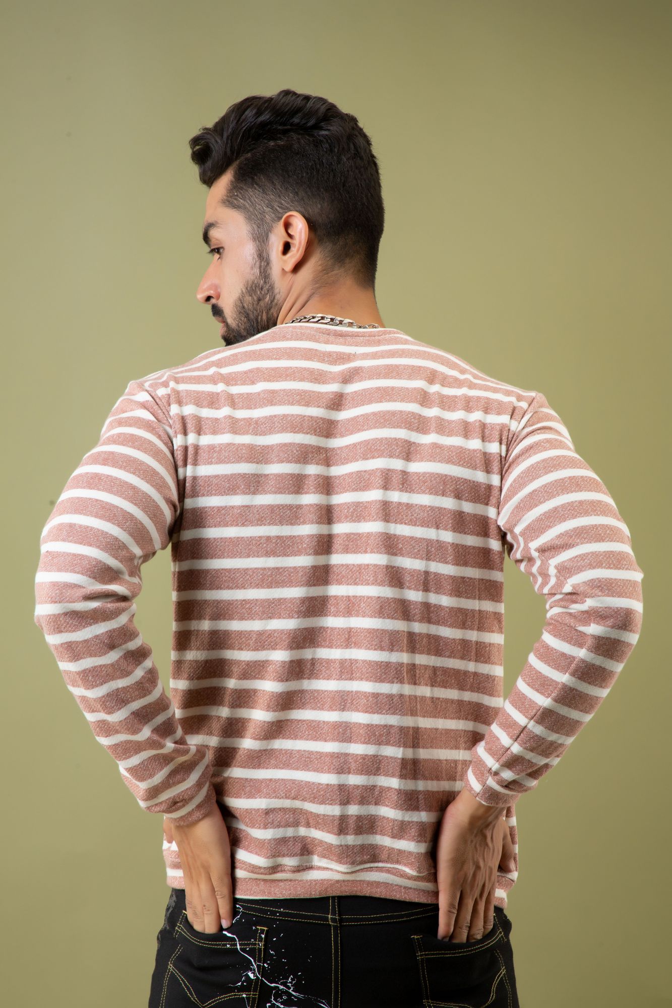 Striped Sweat Shirt