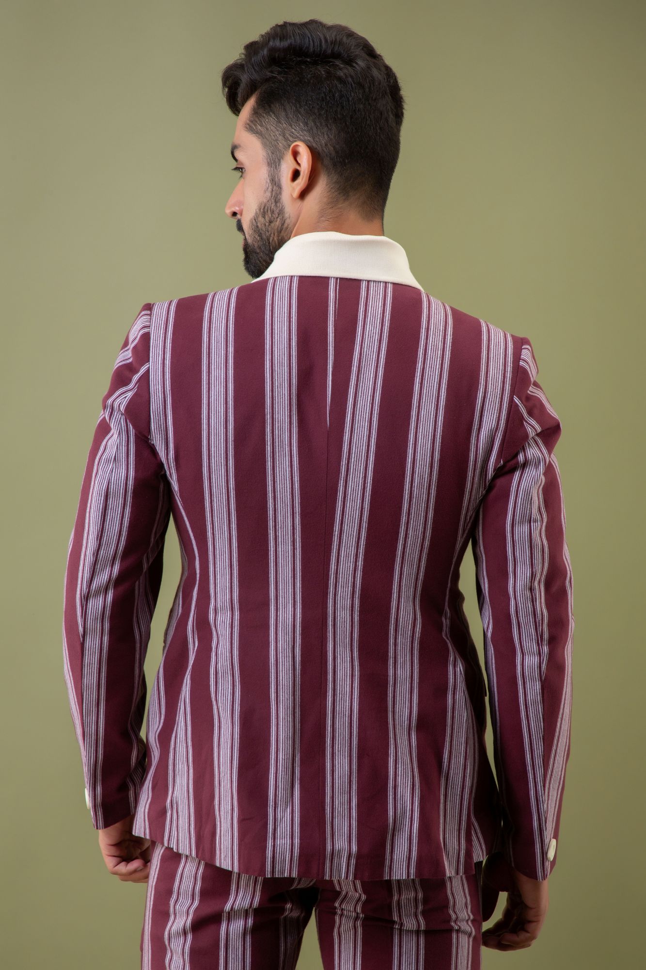 Striped Tailored Blazer