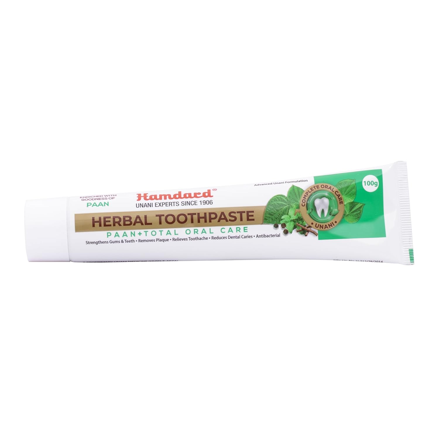 Herbal Toothpaste PaanTotal Oral Care Hamdard 100g