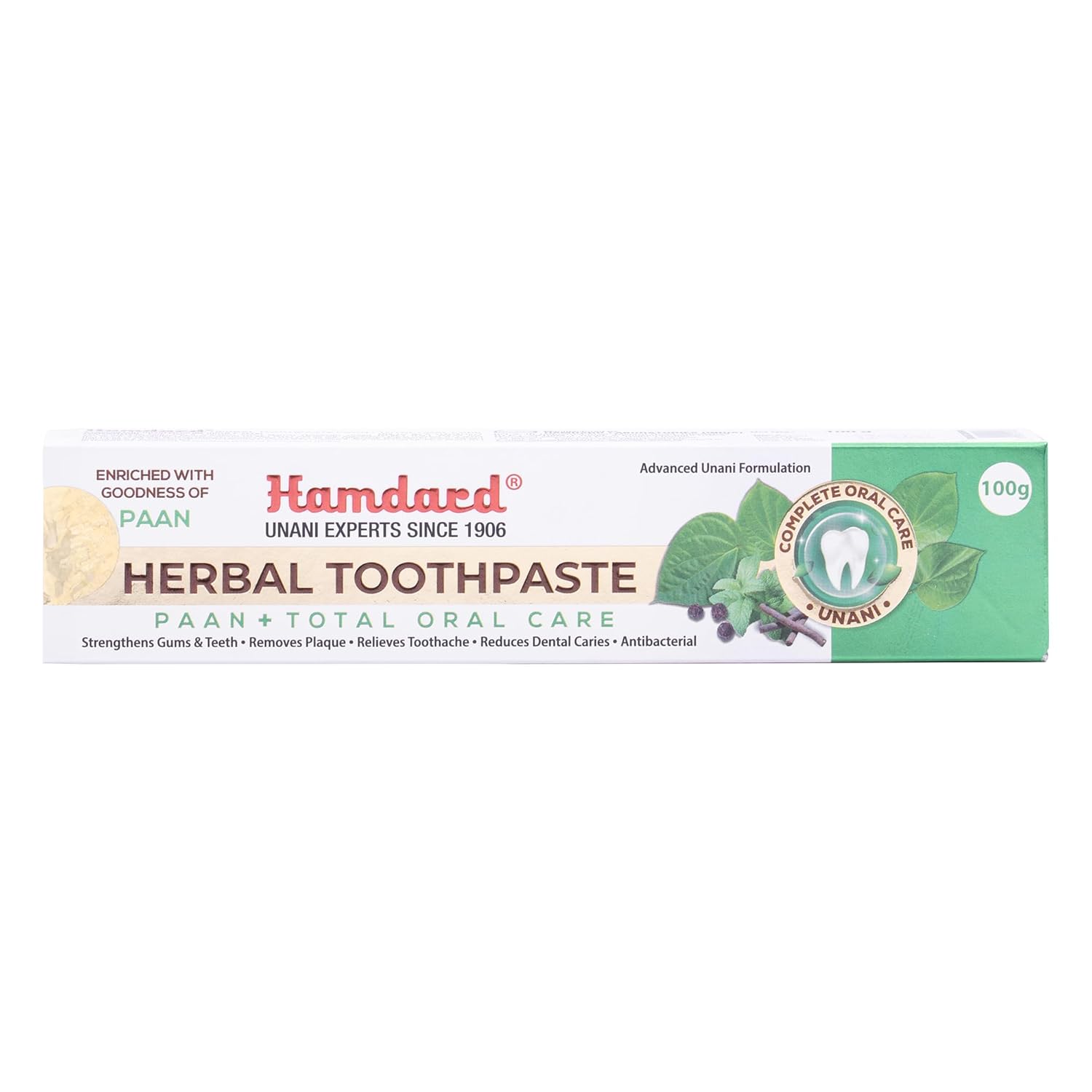 Herbal Toothpaste PaanTotal Oral Care Hamdard 100g