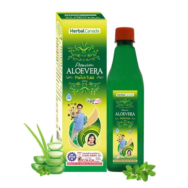Aloevera Panch Tulsi Swaras Herbal Canada 500ml