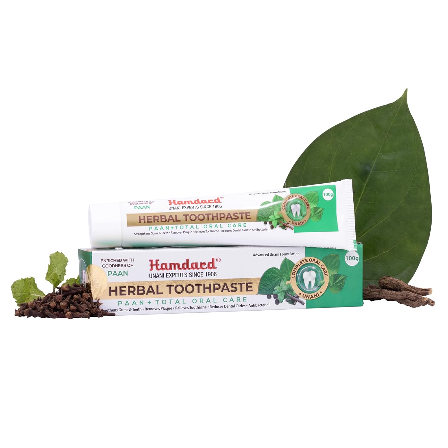 Herbal Toothpaste PaanTotal Oral Care Hamdard 100g