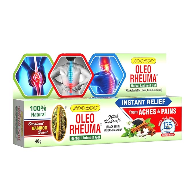 LooLoo Oleo Rheuma Herbal Liniment Gel Khojati 40g