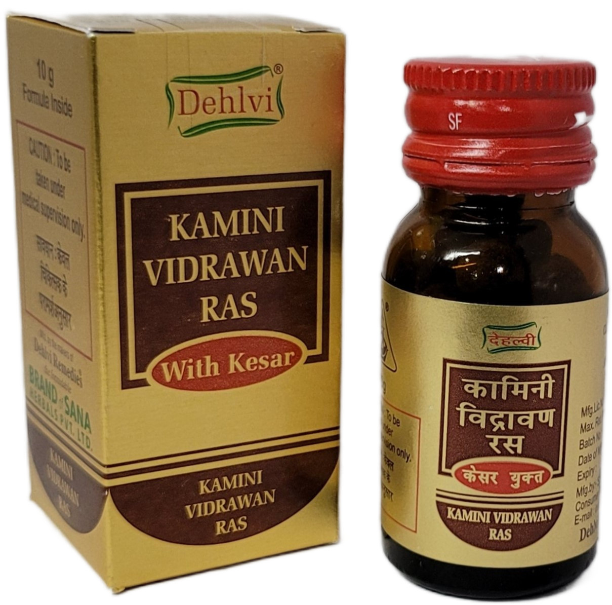 Dehlvi Remedies Kamini Vidrawan Ras 10g