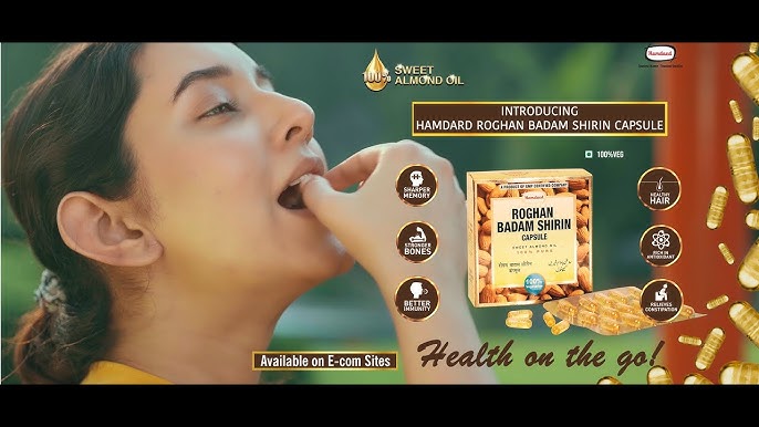 Raughan-E-Badam Shireen Capsule Hamdard 60caps