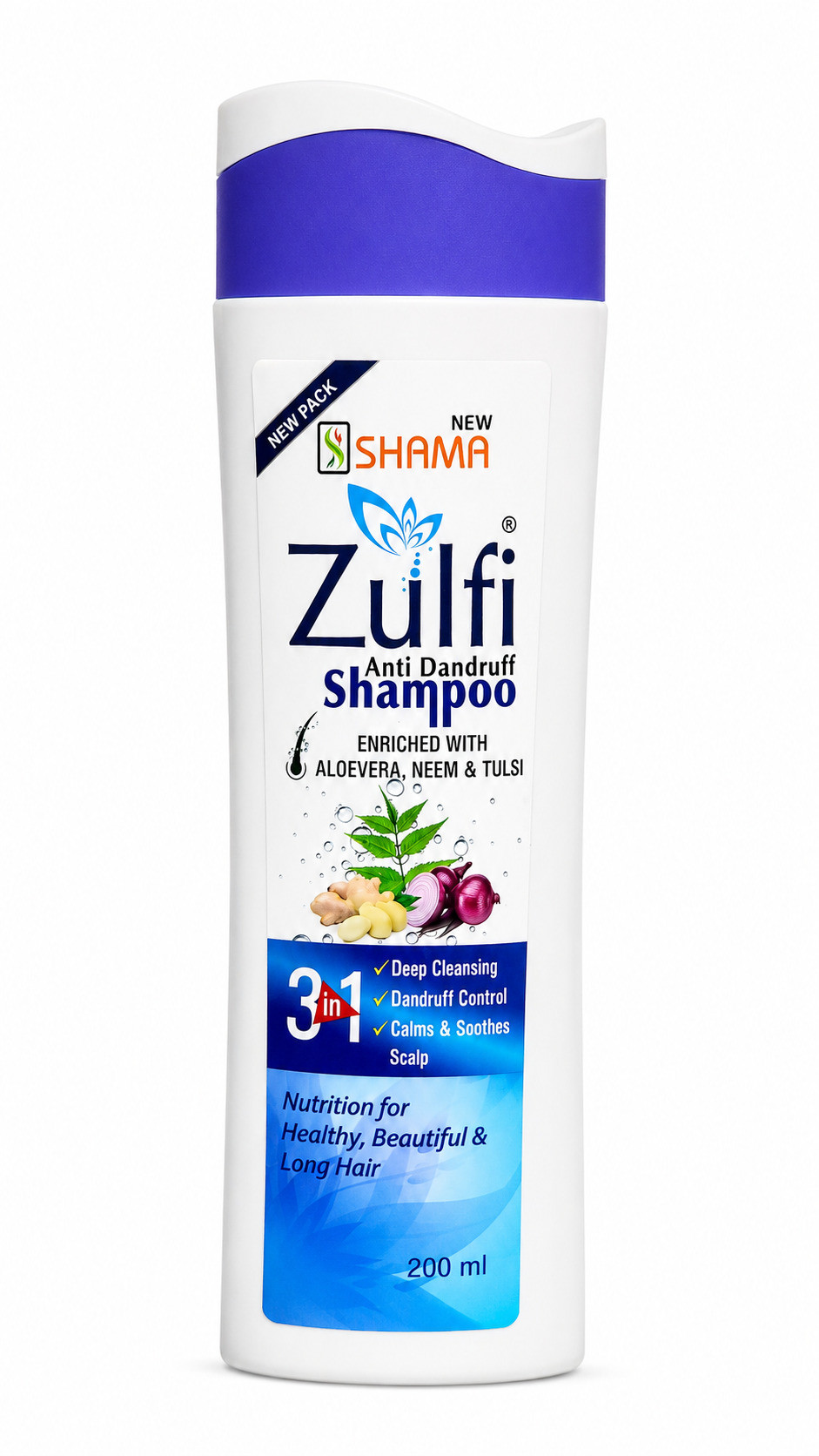 Zulfi Anti Dandruff Shampoo New shama 200ml