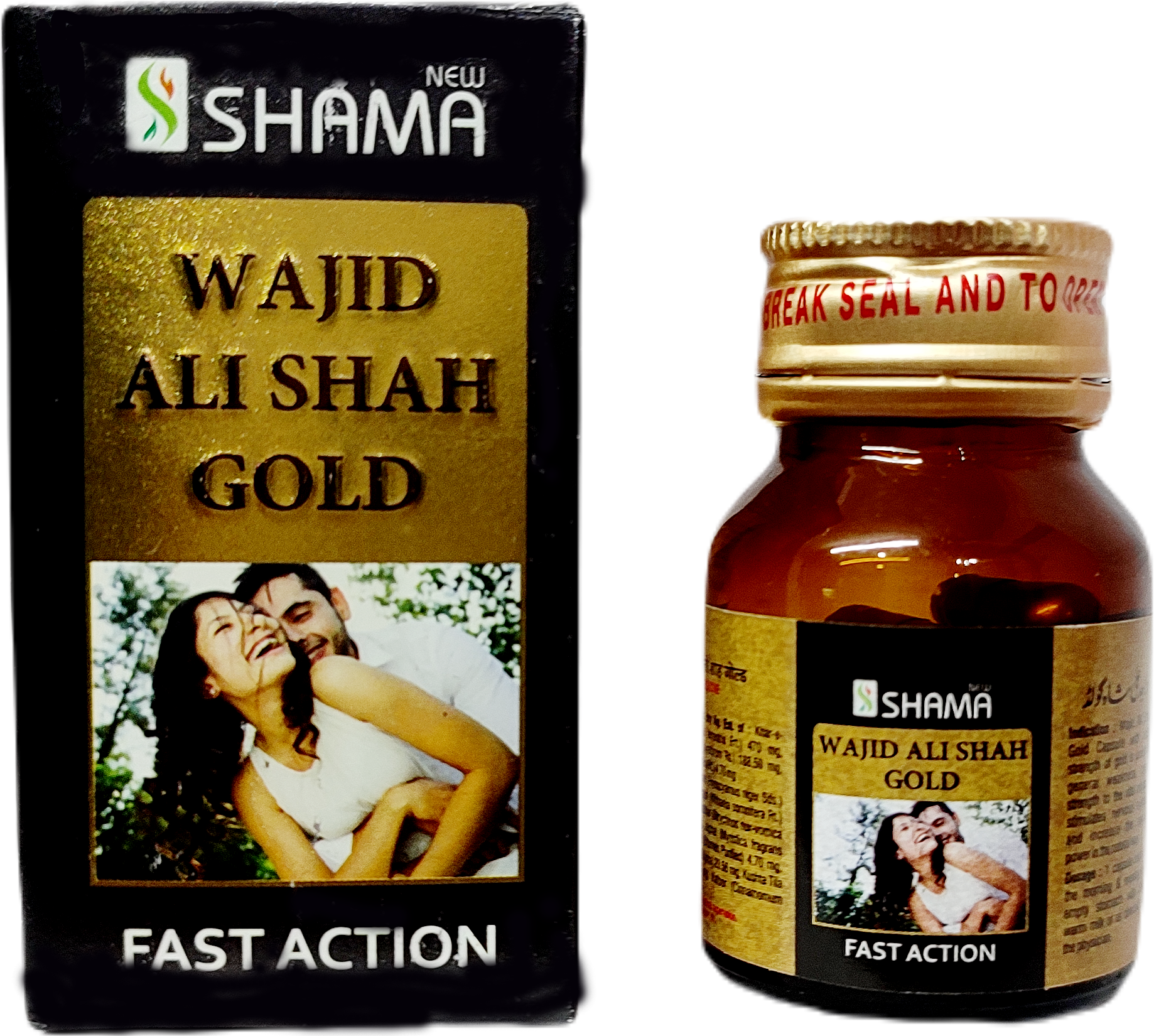 Wajid Ali Shah Gold New Shama 10caps