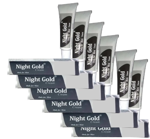 Night Gold Cream Pack of 6 Joy Life Health care 24g