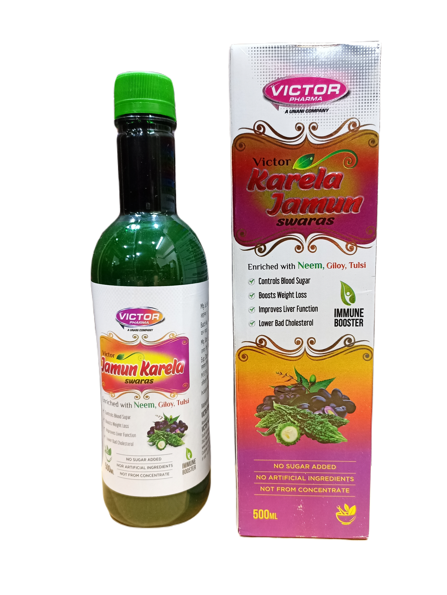 Karela Jamun Swaras Victor 500ml