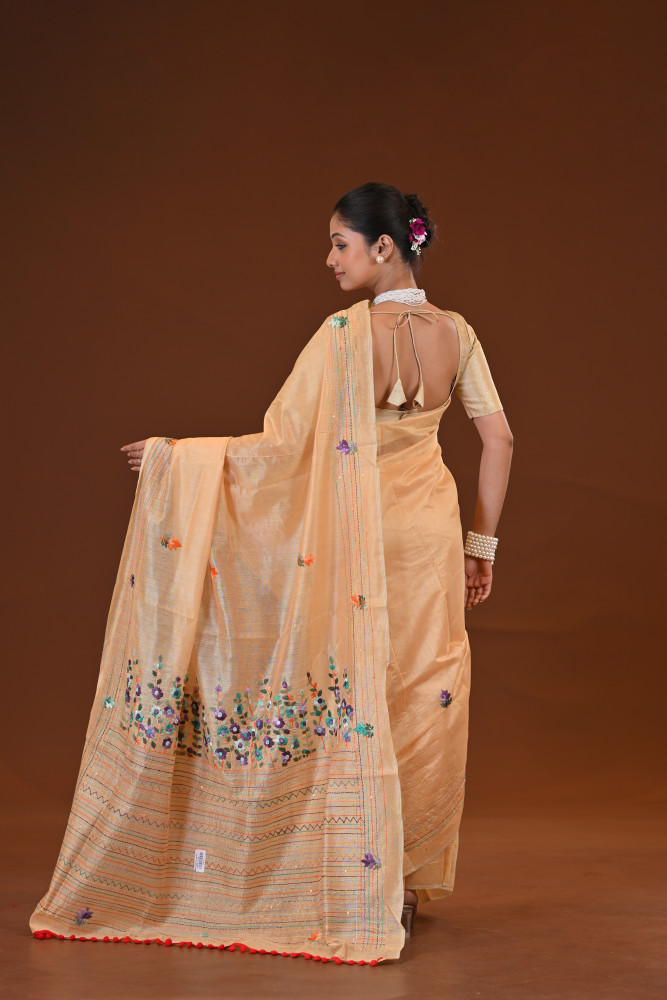 Bulian Stitch Saree
