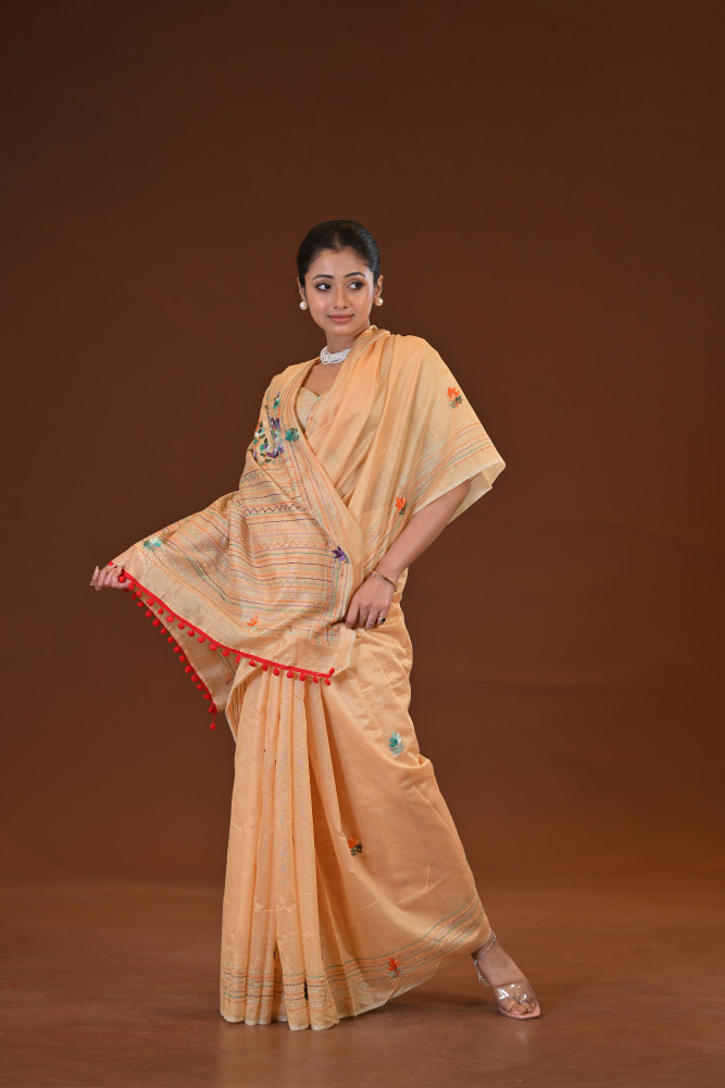 Bulian Stitch Saree