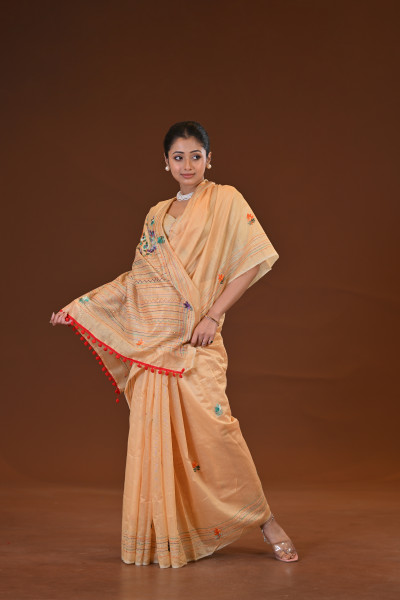 Bulian Stitch Saree