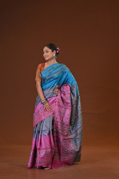 Tussar Diy Lambani Saree
