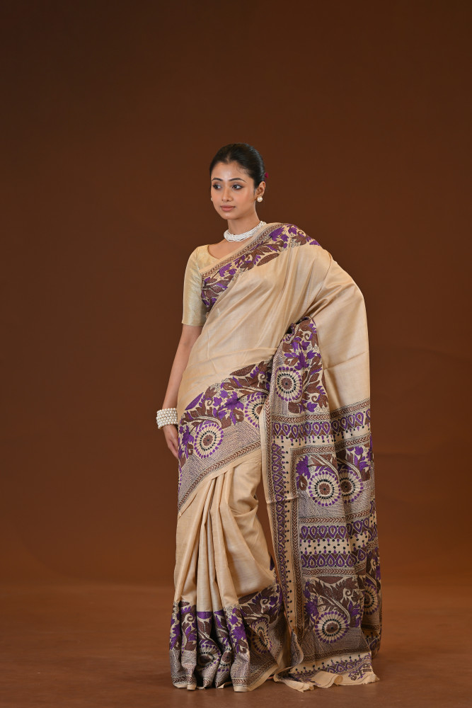 Gachi By Gachi Silk Kantha Saree