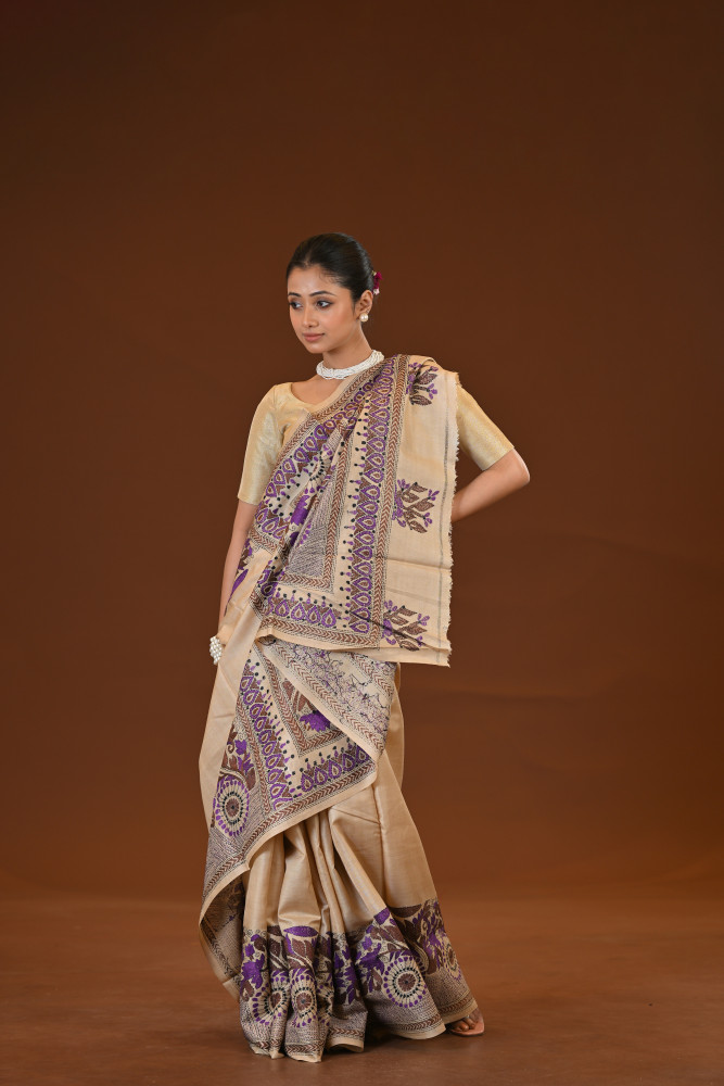 Gachi By Gachi Silk Kantha Saree