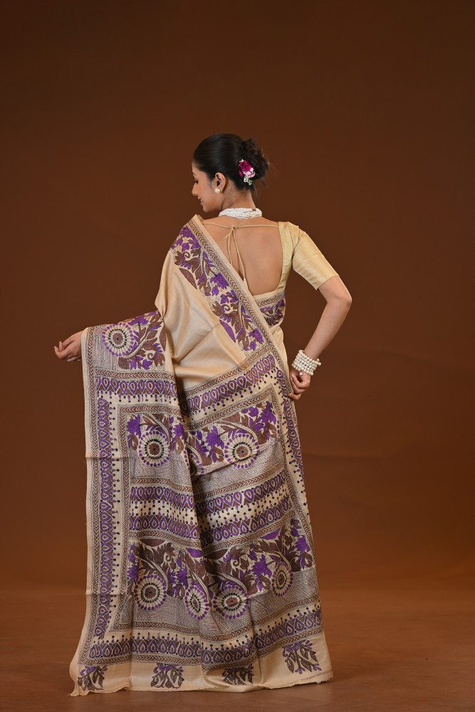 Gachi By Gachi Silk Kantha Saree