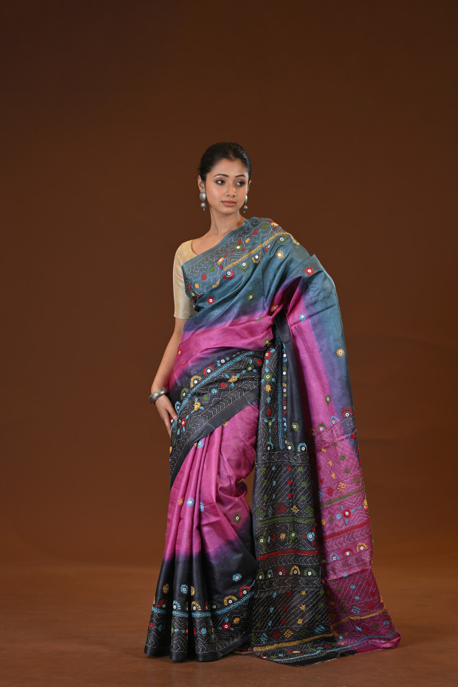 Tussar Diy Lambani Saree