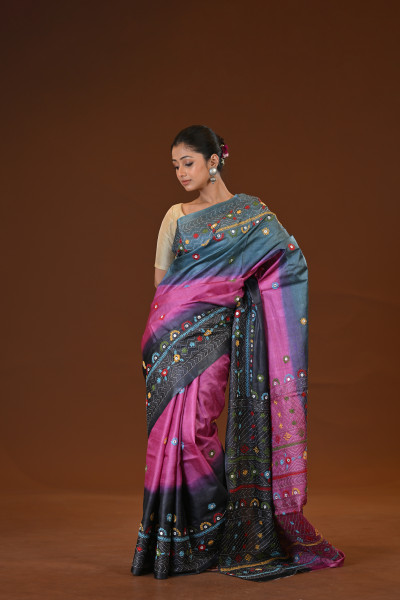 Tussar Diy Lambani Saree