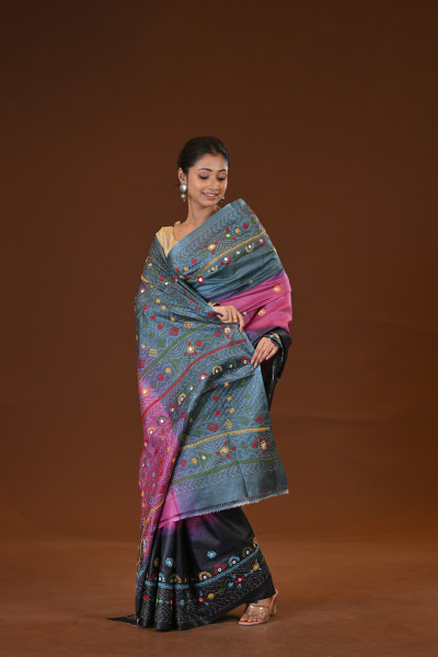 Tussar Diy Lambani Saree