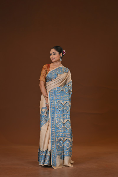 Gachi By Gachi Silk Kantha Saree