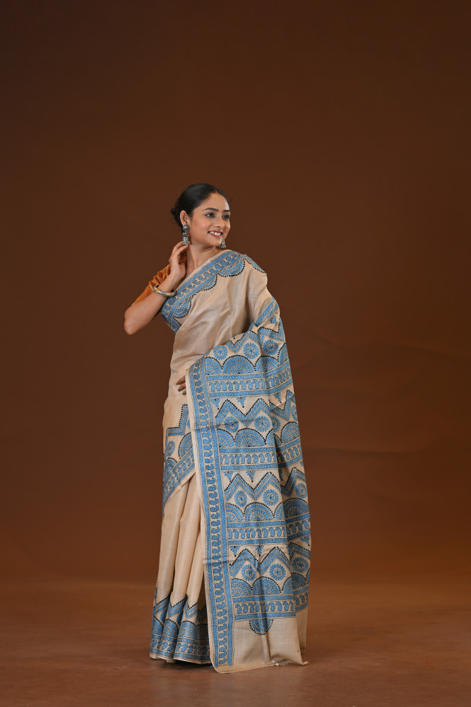 Gachi By Gachi Silk Kantha Saree